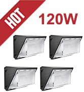 4 pack led wall pack lights 120W