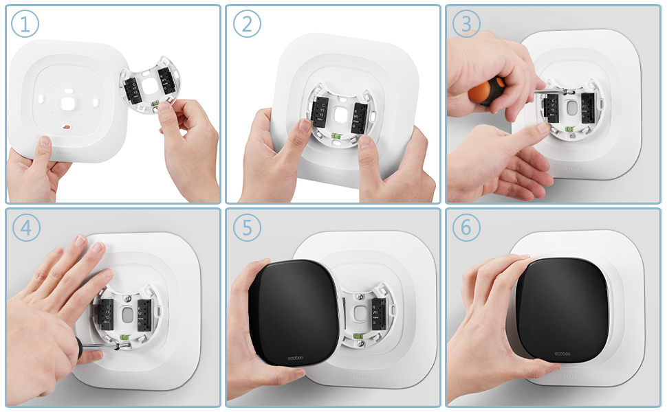 CaseBot Wall Plate for New 2022 Ecobee Smart Thermostat Premium Ecobee Smart Thermostat Enhanced
