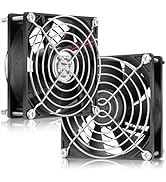 WDERAIR DC Fan 12V 2Pin 92mm x 25mm RV Refrigerator Replacement Cooling for Computer Case Cooler