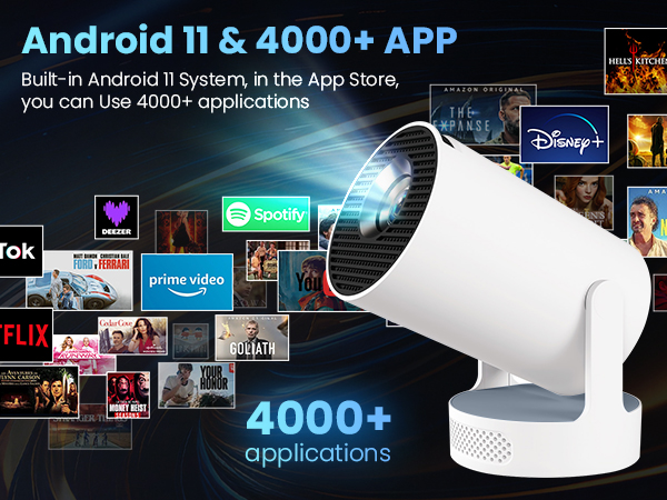 Mini Projector with WiFi and Bluetooth