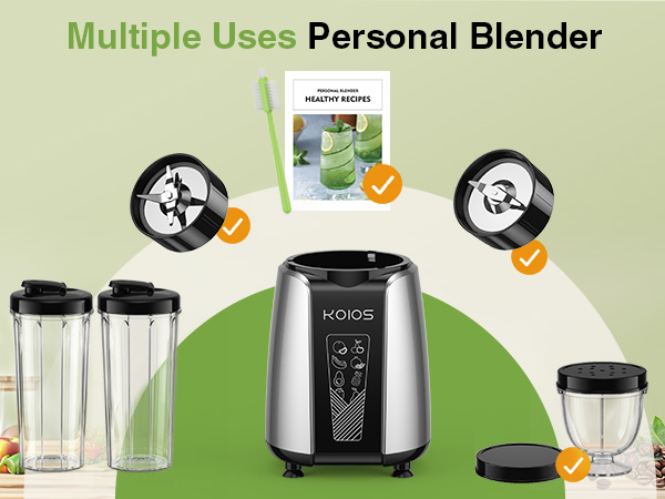 all in one 13 piece multiple use personal blender