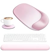 Ospelelf Wrist Rest for Keyboard and Mouse Ergonomic Mouse Pad with Wrist Support Memory Foam Wri...