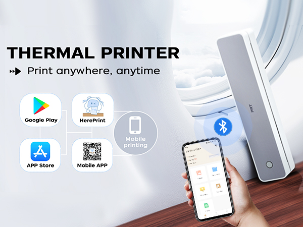 Portable thermal printer