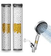 2-Pack KDF Pure Shower Filter Replacement Cartridges, NSF Certified Only for SR SUN RISE Handheld...