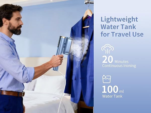 MIYOKO 2-in-1 Garment Steamer for Clothes