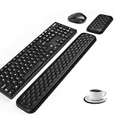 Ergonomic Wrist Rest for Keyboard and Mouse, Computer Keyboard Wrist Rest - Soft Memory Foam Wris...