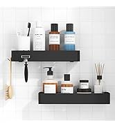 Kitsure Adhesive Shower Caddy - 2 Pack Rustproof Shower Rack, Drill-Free &amp; Quick-Dry Shower Shelf...