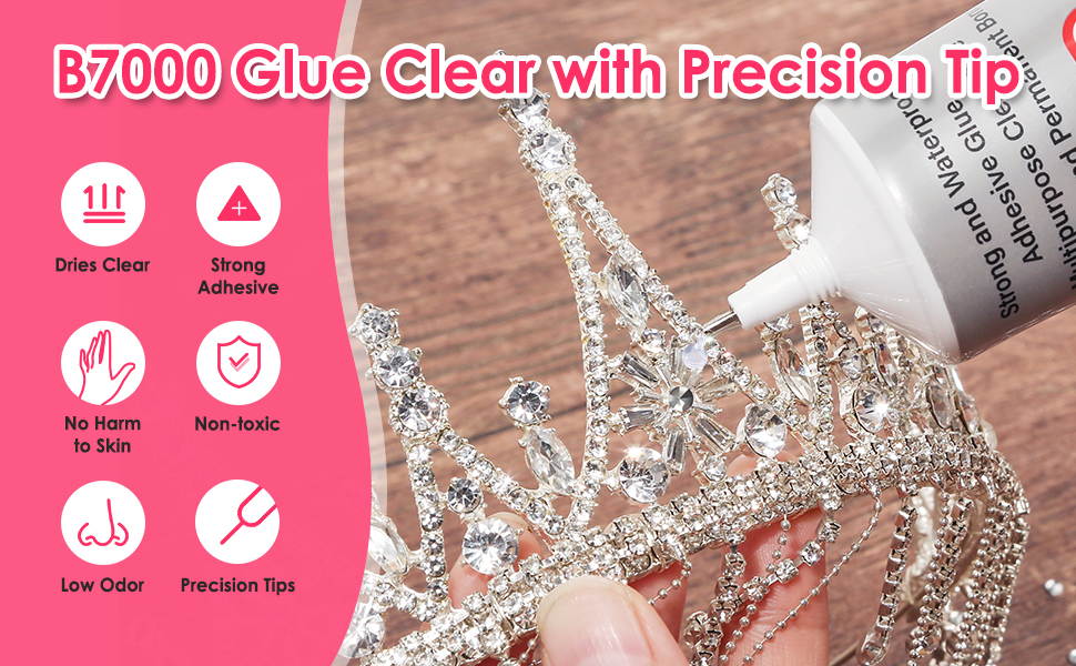 b7000 glue clear with precision tip