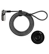 I3C Laptop Cable Lock, 4 Digital Combination Lock, Security Computer Cable Lock, Anti Theft Combi...