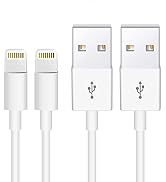 2Pack Apple Original Cable [Apple MFi Certified] Lightning to USB Cable Compatible iPhone 13/12/1...