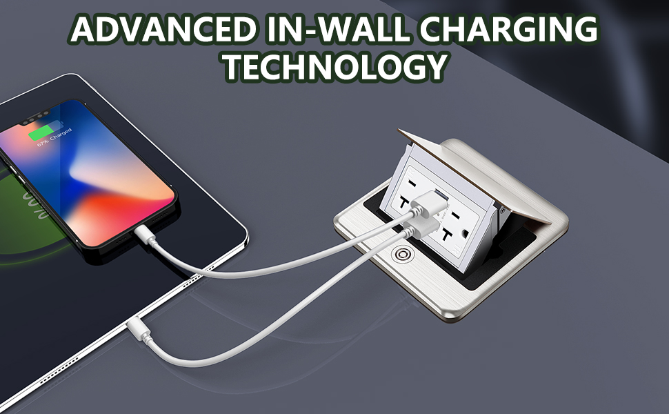 Floor socket phone scene charging