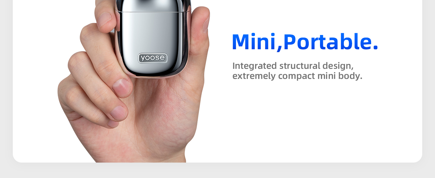 yoose Trendy Portable Alloy MINI Shaver 2.0
