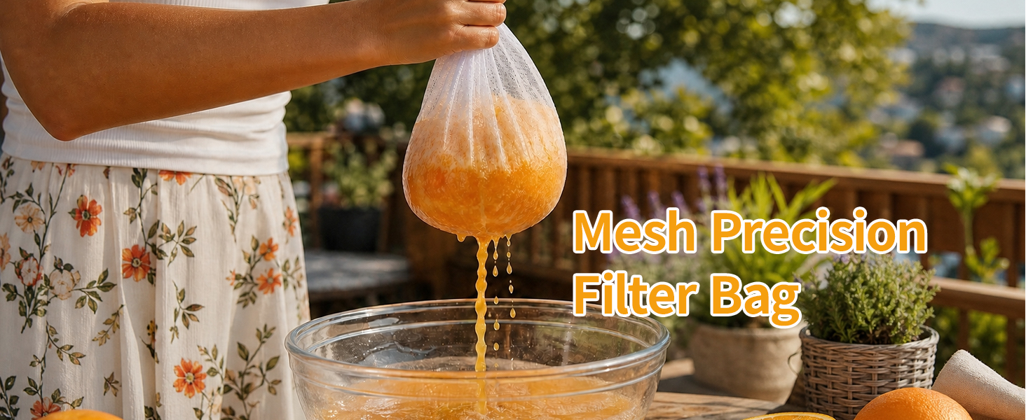 Reusable Fine Mesh Milk Filter Bag