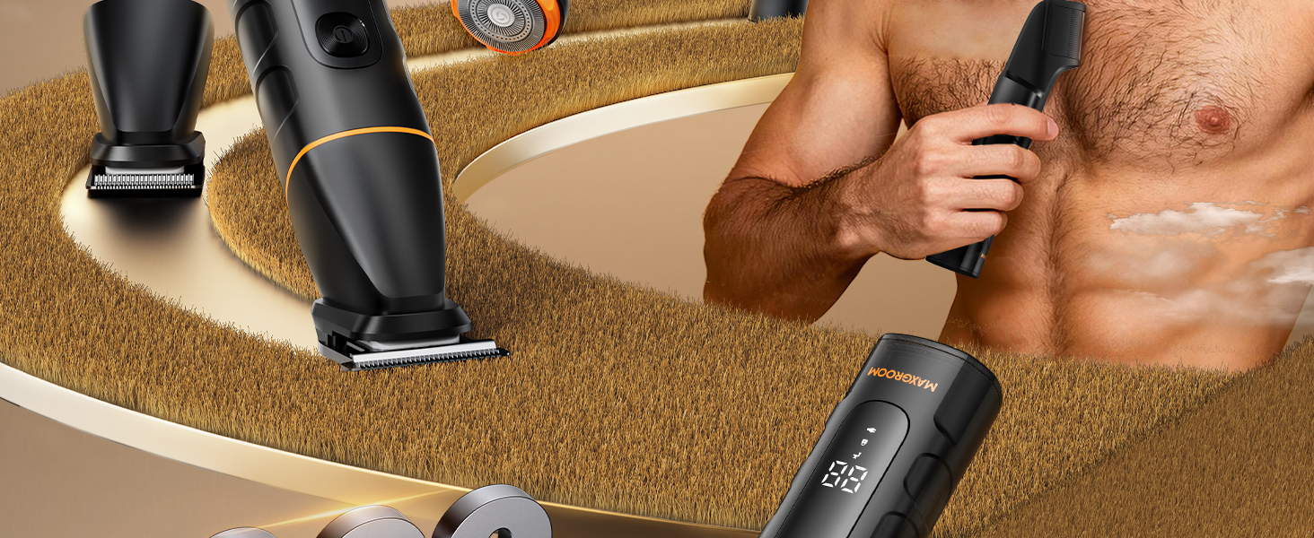 manscape manscaper electric mens groin body ball pubic hair trimmer shaver razor grooming kit men