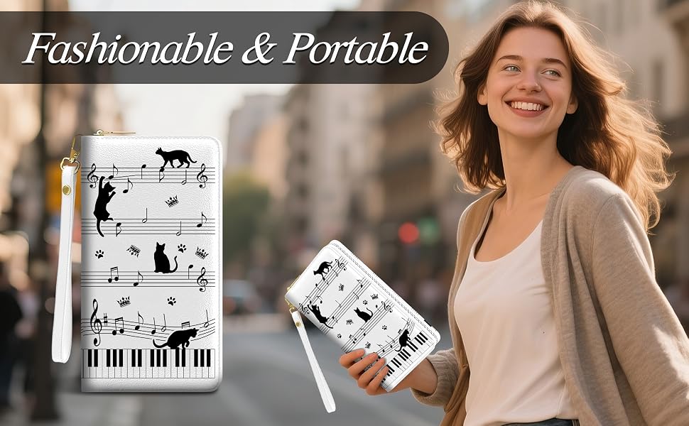 Piano Cat Wallet