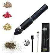 Upgraded Electric Grinder Herb for Flower Buds,AiTURE Portable Handheld Smart Pollen Spices/Grain...