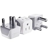 Ceptics South Africa, Namibia Travel Adapter Plug with Dual Usa Input - Type M - Ultra Compact - ...