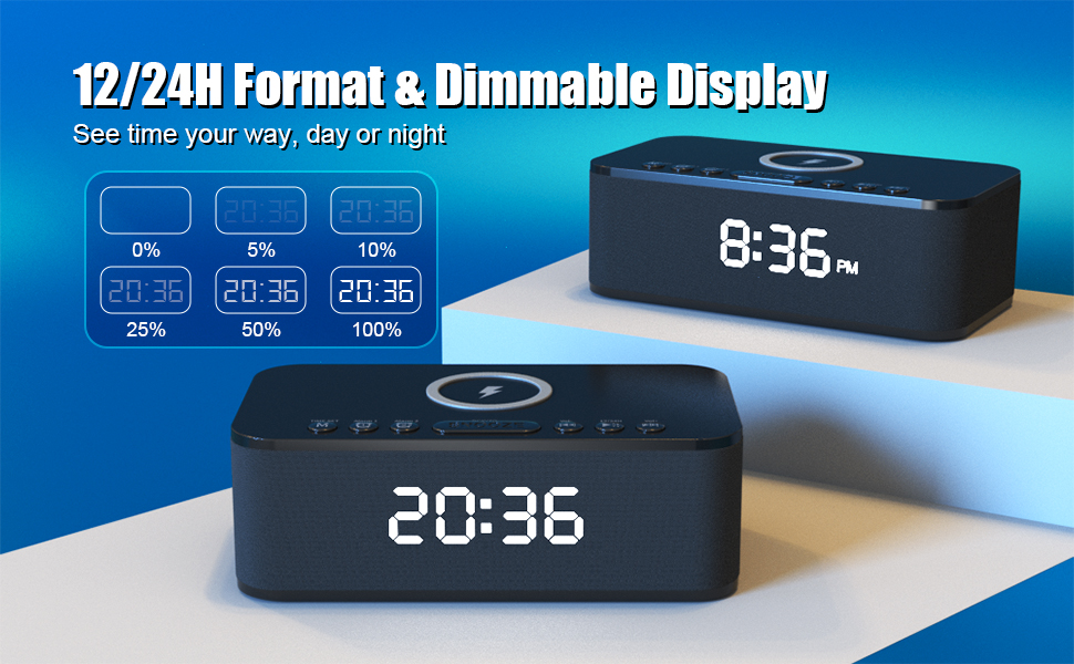 alarm clocks for bedrooms