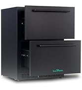 Iceblue 24 Inch 5.12Cu.Ft Under Counter Drawer Refrigerator, Stainless Steel Freestanding Beverag...