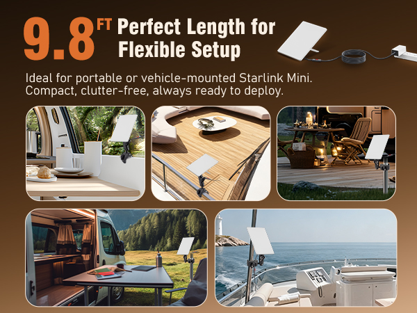 Perfect Length for Flexible Setup