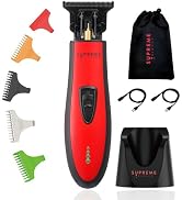 Supreme Trimmer T Shaper DLC Trimmer for Men (120 Min Run Time) Zero Gap Professional Barber Trim...