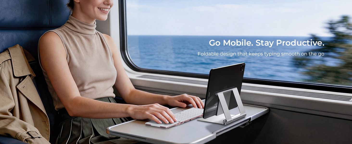 Folding Bluetooth Keyboard for iPad