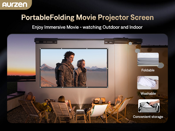 portable projector screen
