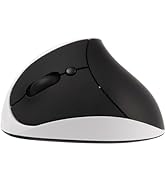 CHUYI Left-Handed Mouse, Ergonomic Vertical Rechargeable Wireless Mouse, 6 Buttons, Optical and P...
