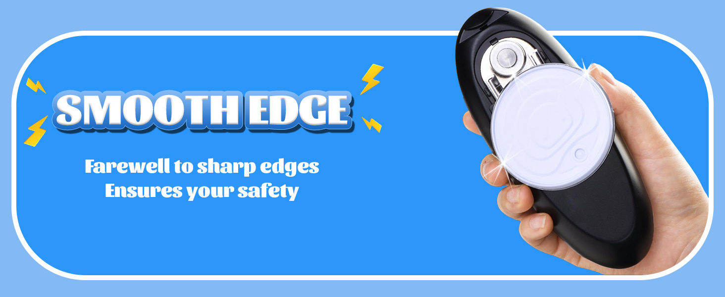 Text reads 'SMOOTH EDGE'. Blue-themed product demonstration images showing a mounting or adhesive device being installed on surfaces.