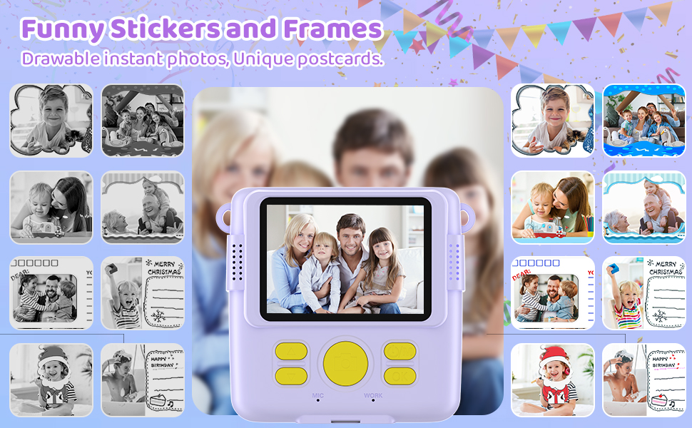 Funny Stickers and Frames