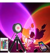 YouOKLight Sunset lamp, Tripod LED Sunset lamp Projector, 6 W 16 Color Sunset lamp for Bedroom, M...