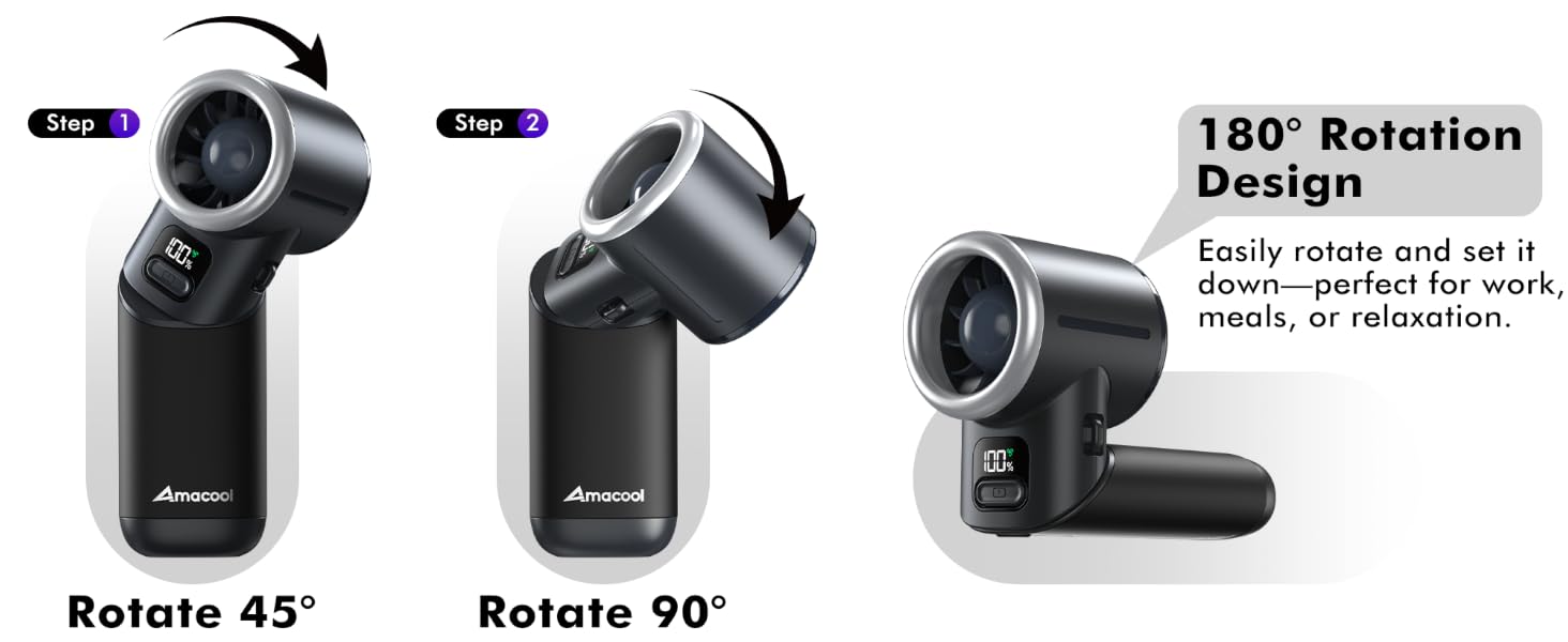 foldable handheld fan