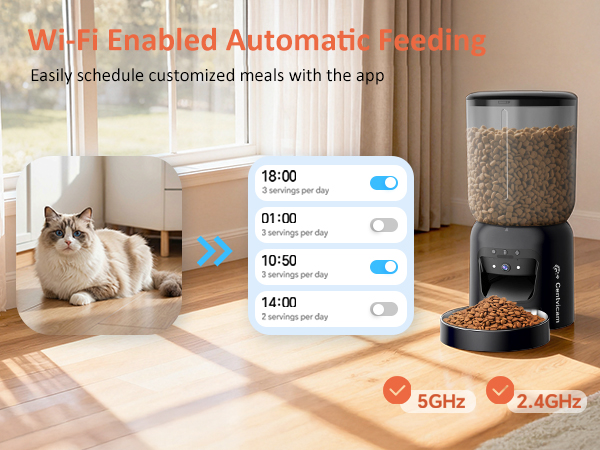 Wi-Fi Enabled Automatic Feeding