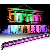 LED Wall Washer Light, 336 LEDs 70W RGB DJ Lights Bar Stage Light Support DMX &amp; RDM Control Dj Pa...