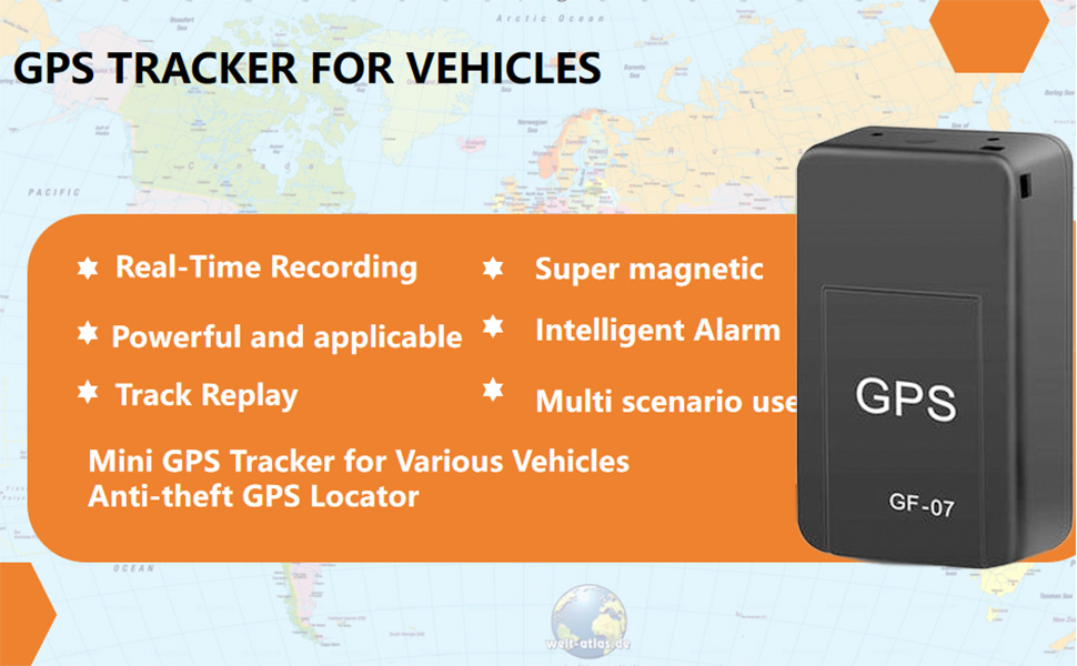 GPS tracker for vehicles