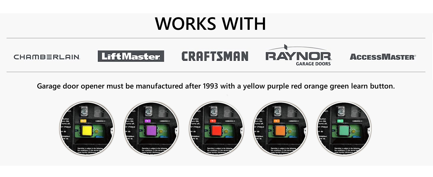 chamberlain garage door opener remote