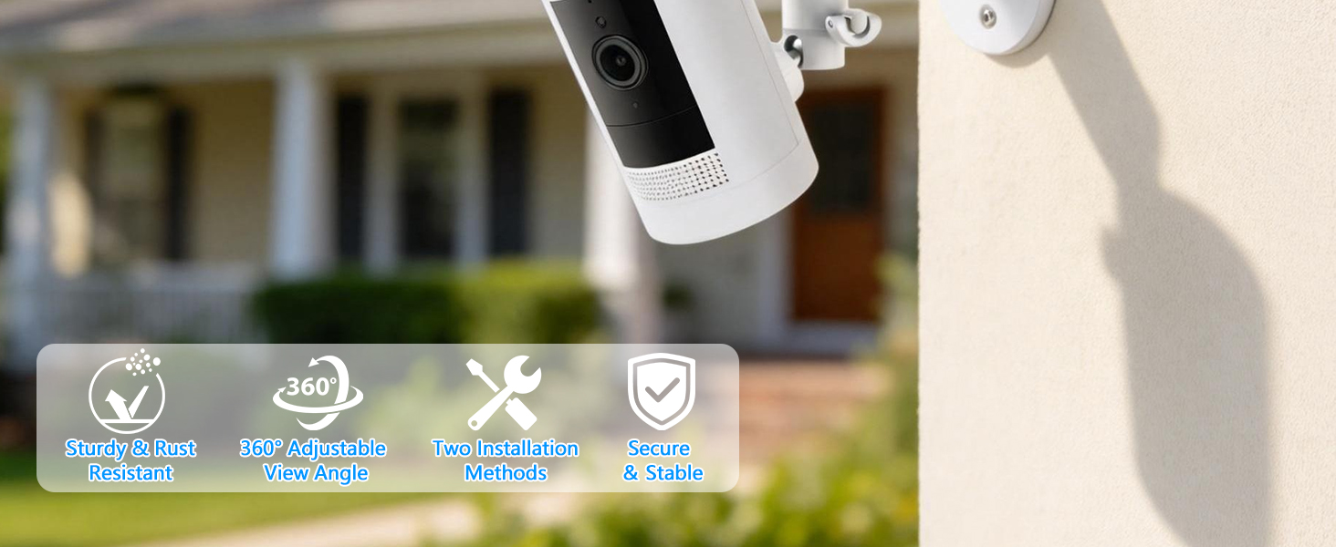 Ring stick up camera mount