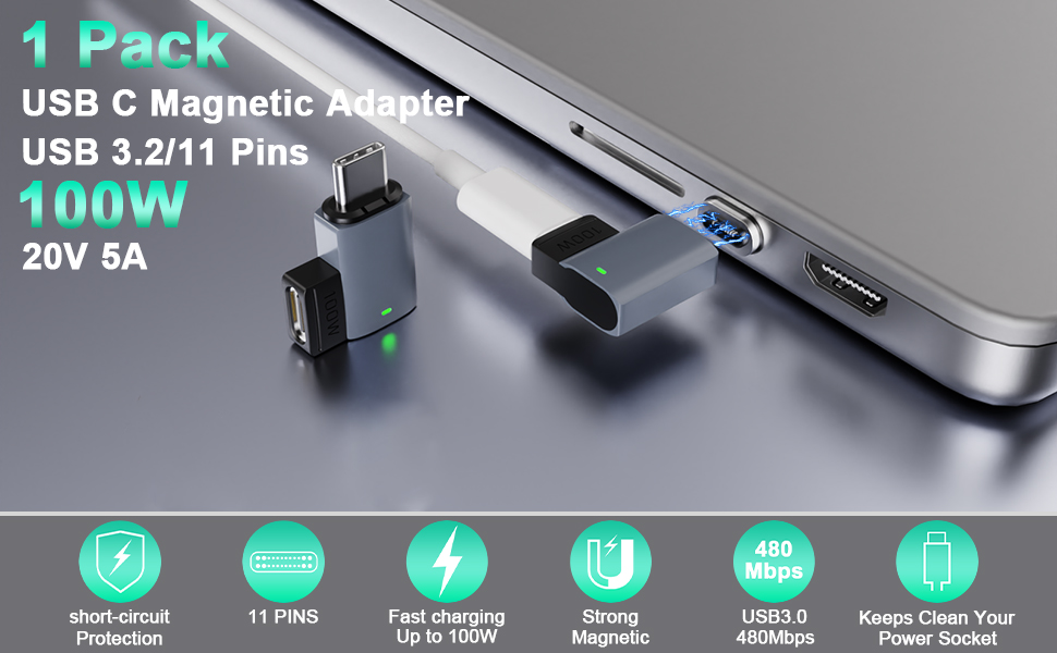 usb c magnetic adapter