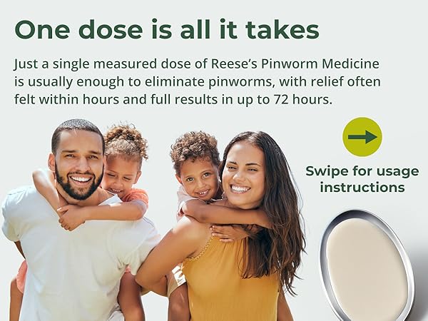 Easy to take liquid kids pinworm medicine