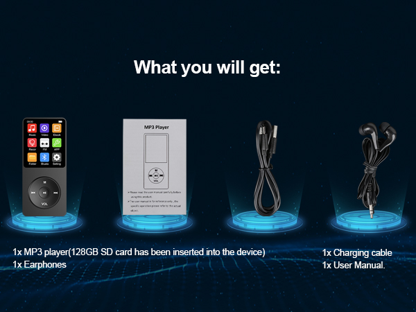 MP3 player with bluetooth