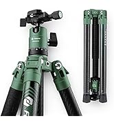 Fotopro Carbon Fiber Tripod 60 Inch 360 Degree Ball Head Quick Release Plate Lightweight Camera T...