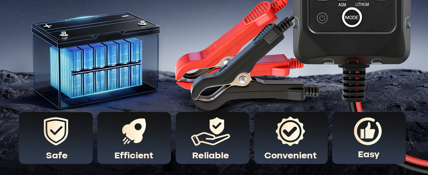 trickle charger battery maintainer 12v battery charger lifepo4 battery charger