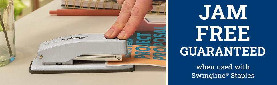 Cub Jam Free Guaranteed when used with Swingline Staples