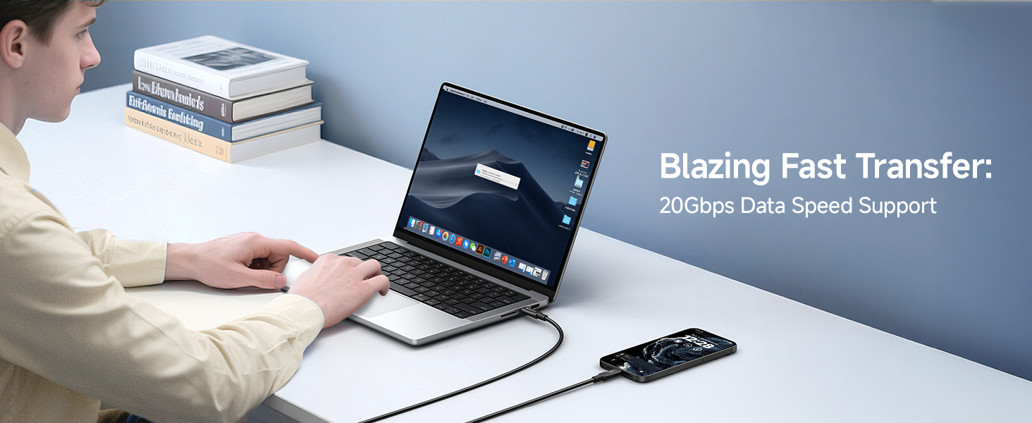 USB 20Gbps 240W USB Type-C Cable