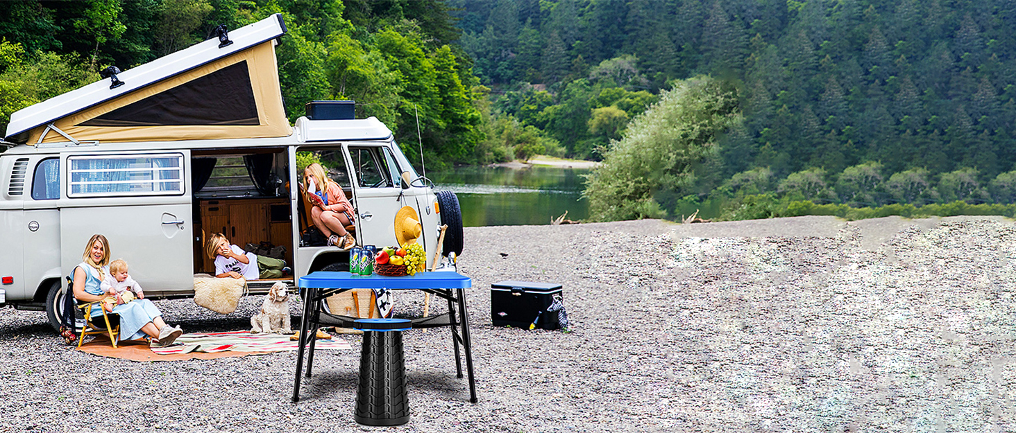 camping table and stool