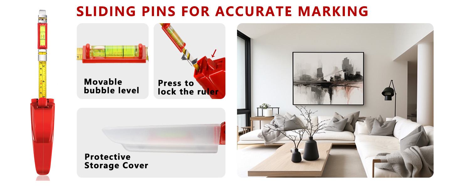 Picture Hanging Tool with Level