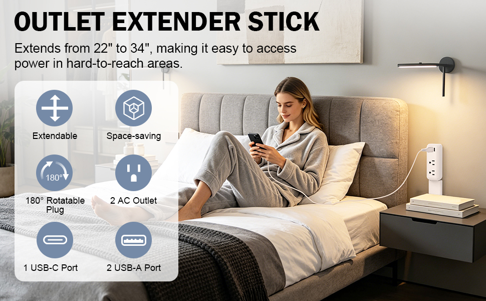 electronic outlet extender