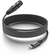 Smithok 6.6Ft Female XLR to USB C,USB c to XLR Female for Microphone,Compatible Microphone Record...