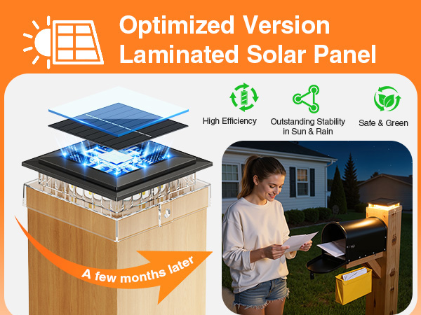 fence post solar lights