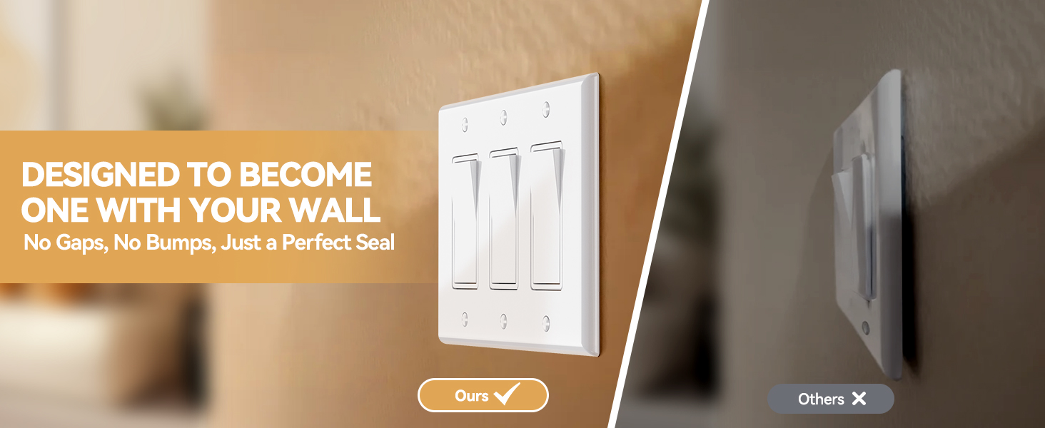3 Gang Midsize Decorative Wall Plate